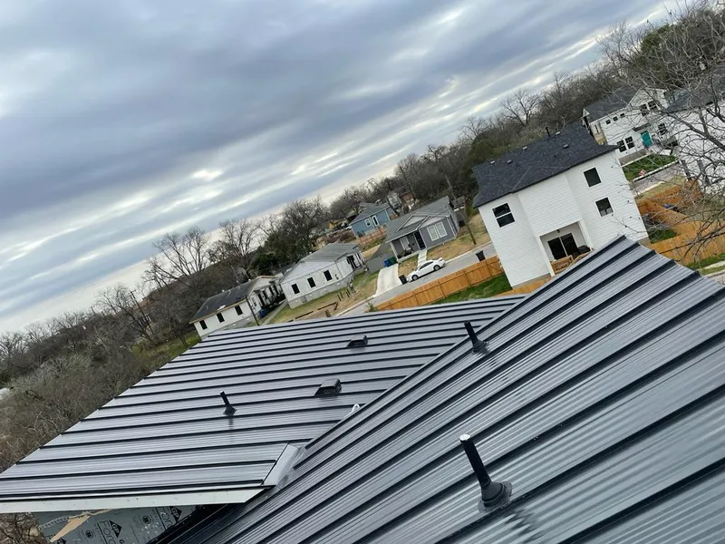 Standing seam metal roof panels with vents for Skylight Repair in Canal Fulton